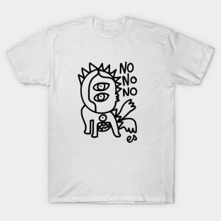 The No Graffiti Cool Monster Art T-Shirt